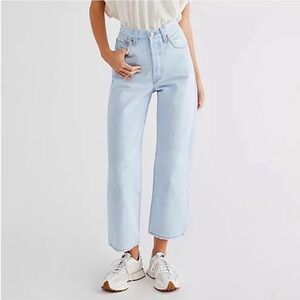 Levi's Ribcage Straight Ankle Jeans Women's Light Wash Denim size 30